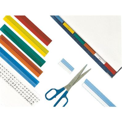 Esselte 55002 Esselte Vollsicht-Reiter, transparent farbig, aus Folie