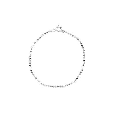 Armkette 16 cm - Silber - Kugelmuster - poliert