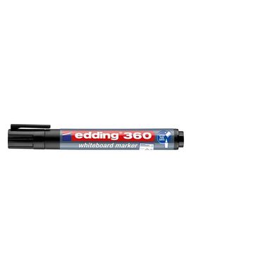 edding 4-360001 10er Whiteboard-Marker 360 schwarz