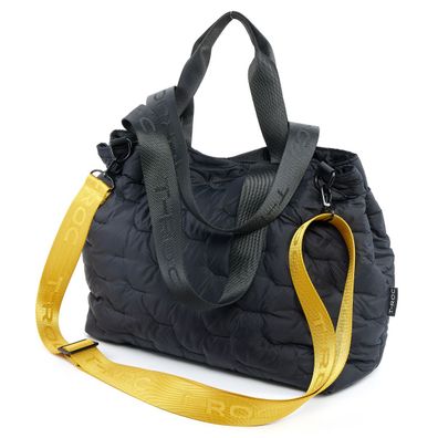 Original VW Tasche T-Roc Puffer-Bag Shopper Umhängetasche schwarz 2GV087317041