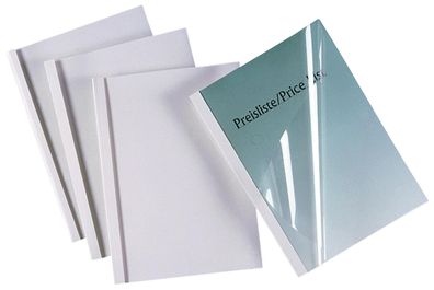 GBC IB370021 Thermomappe - A4, 3 mm/30 Blatt, weiß, 100 Stück