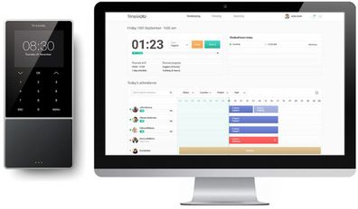 Safescan® 125-0635 TimeMoto® TM-818SC Zeiterfassungs-Komplettsystem inkl. Software