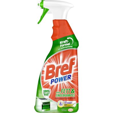 Bref452497 Bref Power Fettlöser, 750 ml Sprühflasche