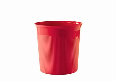 HAN 18148-917 Papierkorb Re-LOOP - 13 Liter, rund, rot