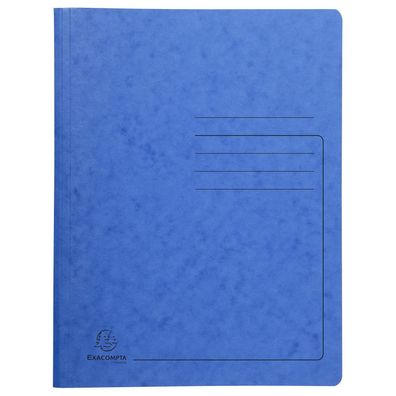 Exacompta 240222E Spiralhefter - A4, 300 Blatt, Colorspan-Karton, 355 g/qm, blau