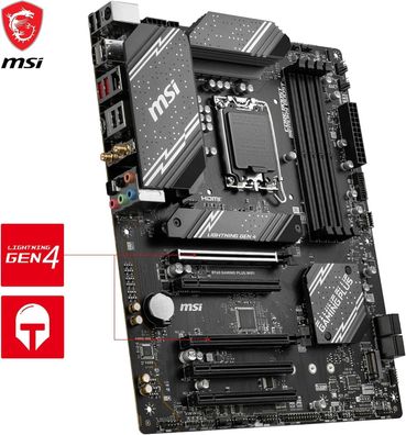 MSI B760 GAMING PLUS WIFI Mainboard LGA 1700 2 x M.2
