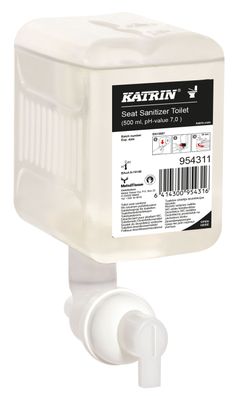 KATRIN® 954311 Oberflächen-Desinfektionsmittel Toilettensitz - 500 ml