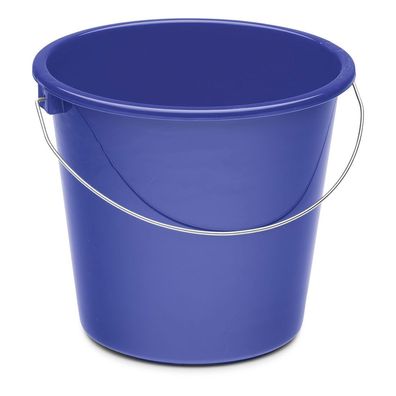 Nölle 243047812 Eimer - Plastik, rund, 5 Liter, blau