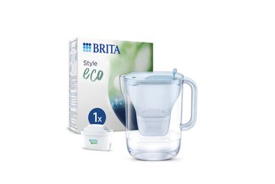 BRITA Style Eco Cool Wasserfilterkanne blau