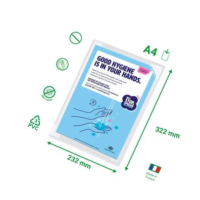 tarifold 194715 5 Dokumentenhüllen selbstklebend Kang easy clic transparent