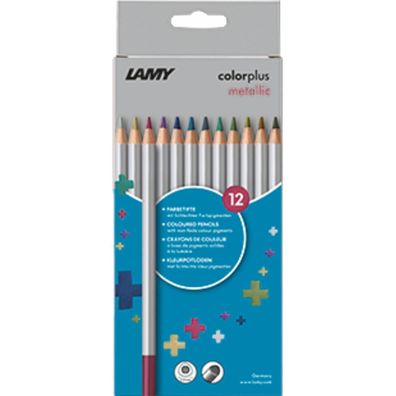 LAMY 1235192 12 LAMY colorplus metallic Buntstifte farbsortiert