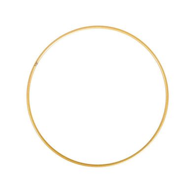 Rayher 2505206 Metallring beschichtet 20,0 cm gold