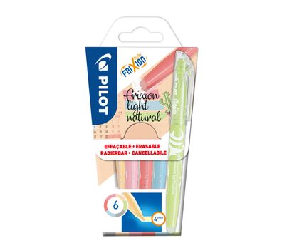 PILOT SW-FL-S6N 6 PILOT FriXion light Textmarker farbsortiert