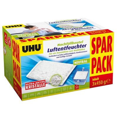 UHU 47015 3er AIR MAX Raumentfeuchter Nachfüllpack