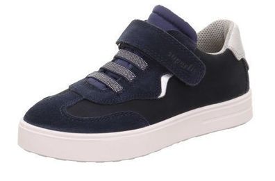 Superfit Stella - Blau / Silber Leder/Textil