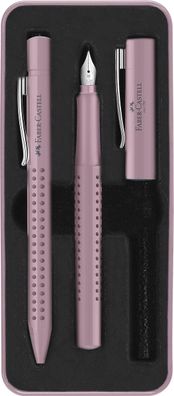 FABER-CASTELL 201528 Schreibset Grip 2010 rose shadows(T)
