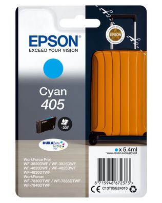 Epson C13T05G24010 Original Epson Tintenpatrone cyan (C13T05G24010, 05G240,405, 05G2,