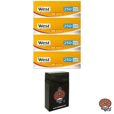 4 Pack West Yellow Extra Filterhülsen + Box