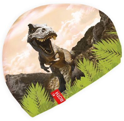 ROTH 89257 Kinder-Badekappe "Tyrannosaurus"(S)