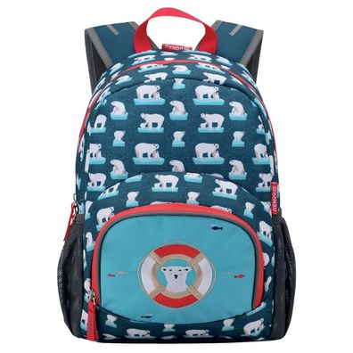 DONAU 7290842-83 DONAU Kindergartenrucksack Eisbär Kunstfaser blau