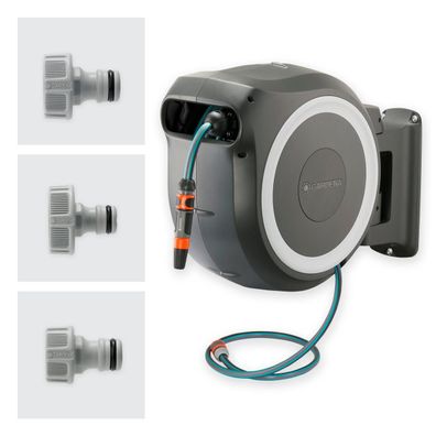 Gardena 18627-20 Gardena Wand-Schlauchbox RollUp L (weiß) 30 m