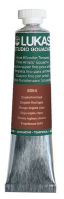 Lukas K80540007 Gouachefarbe STUDIO 20 ml Englischrot hell