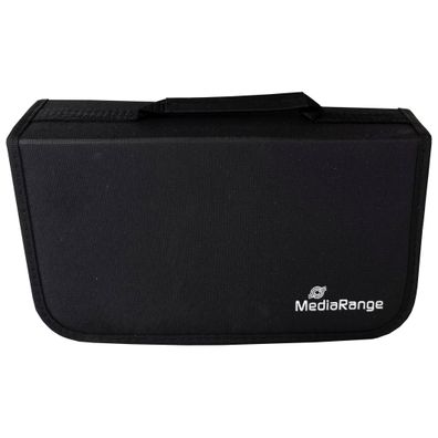 MediaRange BOX55 Archivierungsmappe für 96 Discs, Nylon, schwarz
