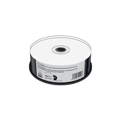 MediaRange MR241 CD-R 700MB, 80min 52-fache Schreibgeschwindigkeit, vollflächig bedru