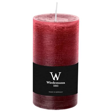 Wiedemann 281005.067 Stumpenkerze - 130 x 68 mm, bordeaux