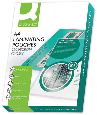 Q-Connect® KF11341 Laminierhülle A4 2x 250µm 100ST
