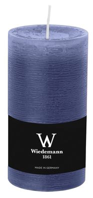 D-LUX MARBLE 281005.006 Stumpenkerze - 130 x 68 mm, dunkelblau