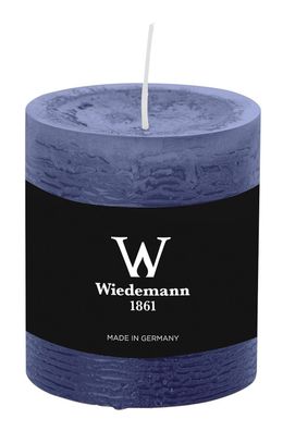 D-LUX MARBLE 281003.006 Stumpenkerze - 80 x 68 mm, dunkelblau