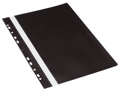 DONAU 1704001-01 Schnellhefter - A4, Multilochung, PVC, schwarz