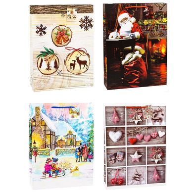 TSI 84177-SG 12 Geschenktaschen Weihnachten Serie 7 Motiv