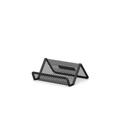 Visitenkartenhalter Metall 9,8x7x4,5cm Schwarz