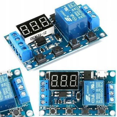 Rosfix Zeitrelais Modul 0–999 Min – 10A 230V | 6–20V, -40°C bis 85°C