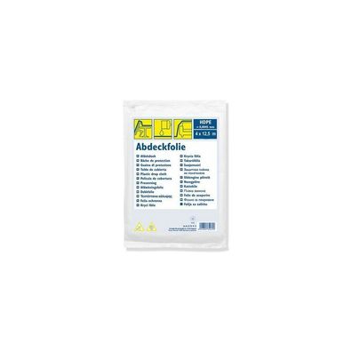WESTEX 96902010 Abdeckfolie Standard HDPE transparent 4 x 5 m