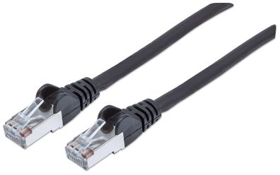Intellinet 318761 Intellinet Patchkabel Cat6A CU S/FTP LSOH 1.00m schwarz