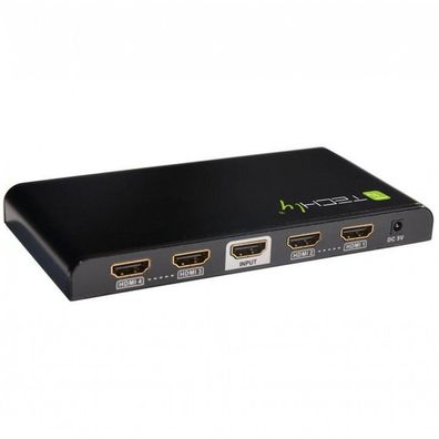 Techly IDATA-HDMI-4K4 Techly HDMI Splitter 4K, UHD, 3D, 4 Wege
