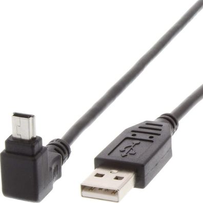 Techly ICOC-MUSB-AA-018ANG Techly USB 2.0 Kabel, A-Stecker auf Mini-B-Stecker, 1,8m,