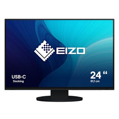 Eizo EV2485-BK EIZO 61.0cm (24") EV2485-BK 16:10 HDMI+DP+USB-C IPS bl