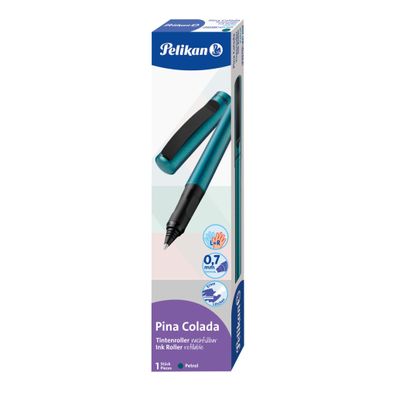 Pelikan 821209 Tintenroller Pina Colada petrol + 1 Tintenpatrone Faltschachtel