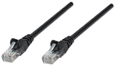 Intellinet 320740 Intellinet Patchkabel RJ45 U/UTP Cat5e 1.0m Hebelschutz schw