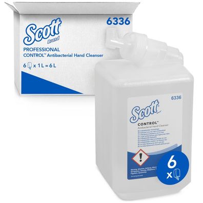 Scott® 6336 Antibakterielle Waschlotion - Kartusche, 6 x 1000 ml