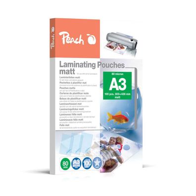 Peach S-PP580-15 Peach Laminierfolien A3 303x426mm 80mic matt 100Stk