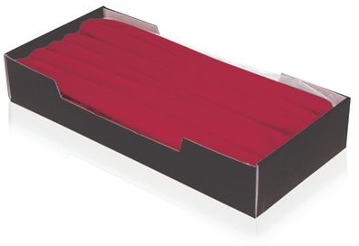 Wiedemann 203039.067 Spitzkerzen - Ø25 mm, Höhe 250 mm, bordeaux