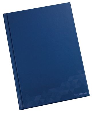 DONAU 1340002-10 Geschäftsbuch - A4, 96 Blatt, 70g/qm, liniert, blau
