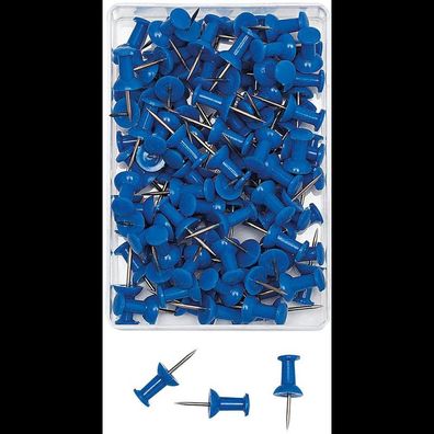 WEDO 54203 100 WEDO Pinnnadeln Diabolo blau