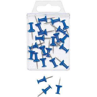 WEDO 54103 Pinnnadeln Diabolo blau 20St