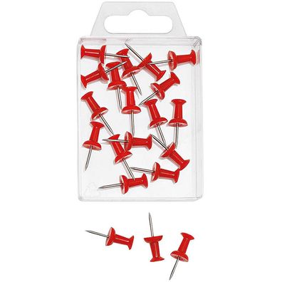 WEDO 54102 Pinnnadeln Diabolo rot 20St